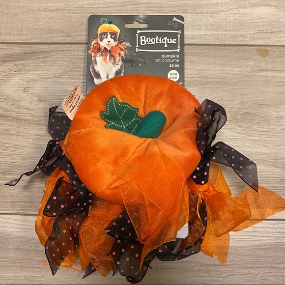 6 Cat Costumes Gold Fish Pumpkin Pirate Elf Bundle - Picture 5 of 7